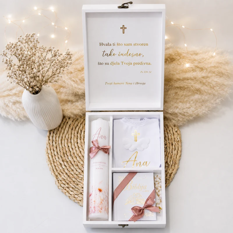 Signature set za krštenje, model SZK08