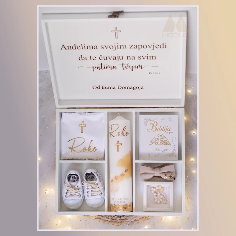 Luxury set za krštenje, model SZK09