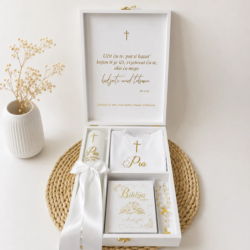 Signature set za krštenje, model SZK15