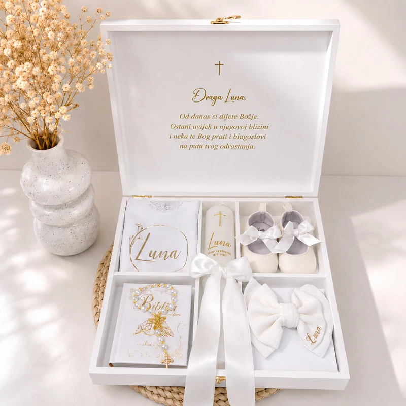 Luxury set za krštenje, model SZK17