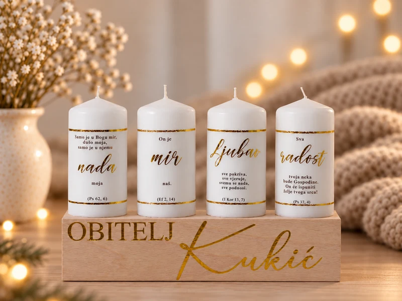 Set s drvenim svijećnjakom, model SV011